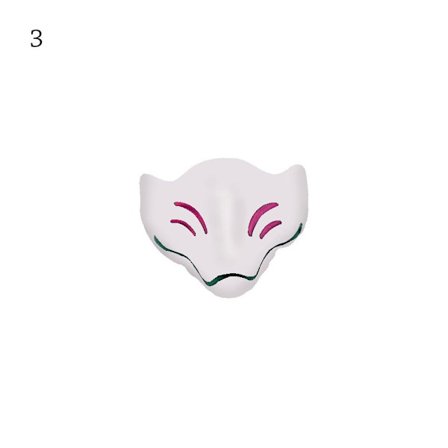 Søt maske Doll Fox Mask 3 3