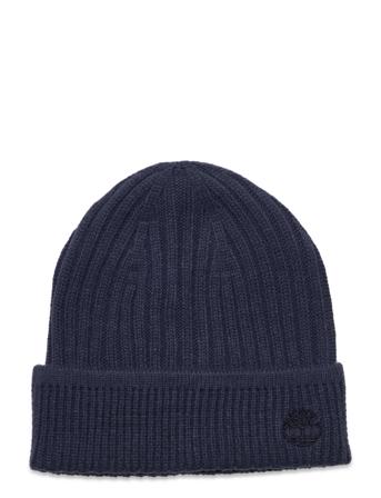Solid Rib Beanie Blue Timberland