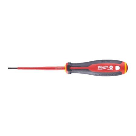 Milwaukee Tri-Lobe VDE Skruetrækker 3-sidet krængningsstabilisatorhåndtag SL 0,5 x 3 x 100 mm, Håndværktøj