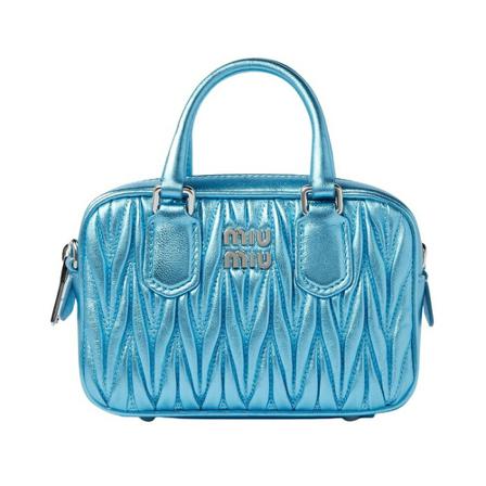 Miu Miu HandTass , Blauw , Dames , Maat: ONE Size Handtassen