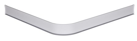 Leijma 8104 Dusjkant vinkel, hvit, 93 x 170 cm Venstre, Baderom