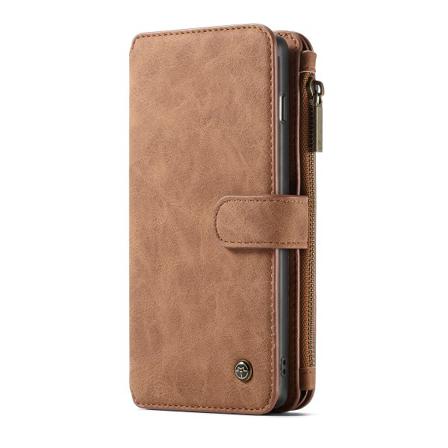 Caseme Plånboksfodral Magnetskal, Samsung Galaxy S10 Plus, Brun Brun