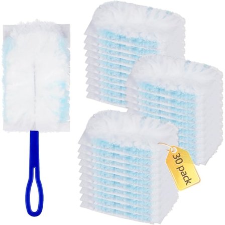 30 Swiffer Anti-Dust Magnetdukar med 1 Handtag