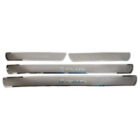 4x Dörrtröskelskydd Bil Dörrtrösklar Pedal för Byd Yuan Plus~4074