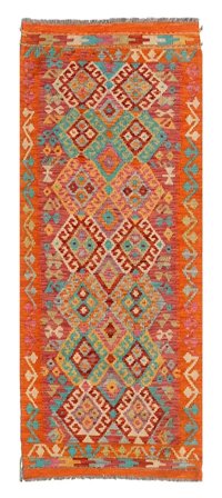 Kilim Afghan Old Style Rug 79X189 Runner Wool, Afghanistan