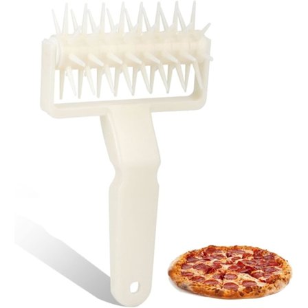 Pizzadej Docker, DIY plast pizza kager dej rulle kage tærte nåle hjul skærer kage brød hul punch pizza nål rulle