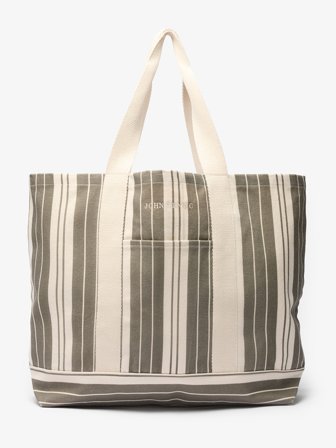 John Henric Men's Dunkelgrüne Canvas Strandtasche Size Onesize