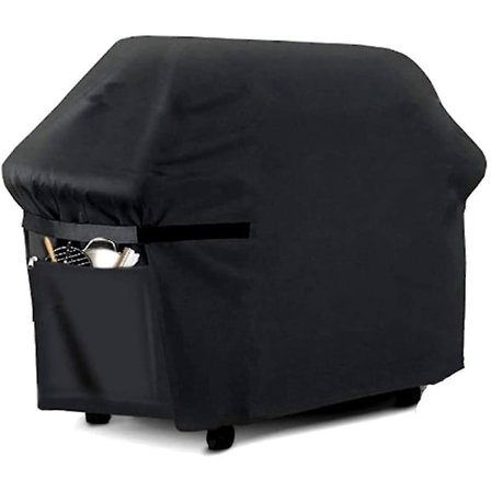 Gasgrillovertræk, 210d Vandtæt Plancha Beskyttelsesbetræk, Xl Grillbeskyttelsesbetræk Justerbar Rem, Passer til de fleste grill (145 * 61 * 117cm)