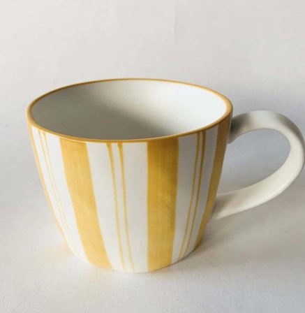 Trend Design Krus Striper Gul H7,5