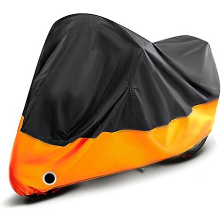 Cykelovertræk, Motorcykelovertræk, Vandtæt til alle årstider, Udendørs, Udendørs cykelovertræk med nøglehulsbeskyttelse, Praktisk motorcykeltilbehør, 