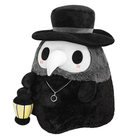 Fluffig Pestensläkare med Glow-in-the-Dark Lykta Plyschleksak Present