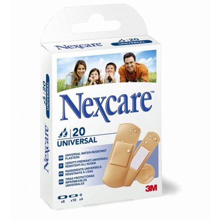 NEXCARE Plåster Universal 3 strl 20/fp - Lyreco - Skyddsutrustning - Första Hjälpen - Plåster