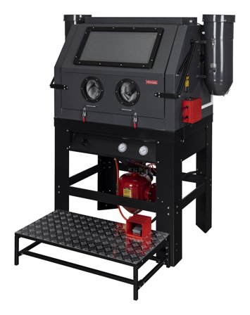 PELA 502331 Blästerskåp med trycktank och cyklonsugar, Blästring