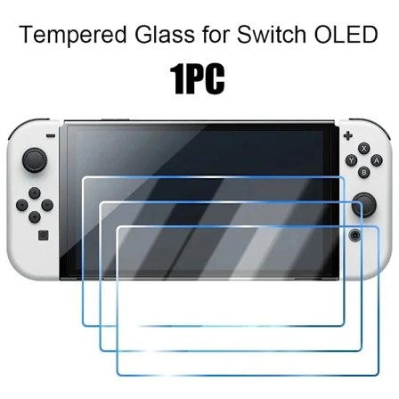 1/3 stk. Hærdet Kompatibel med kompatibel Nintendo Switch OLED 3 Dele Skærmbeskyttelsesfilm kompatibel Nintendos Switch Switch Lite 