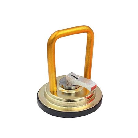 Lille sugekop i aluminiumslegering, læsse- og aflæsningsværktøj, loftsugekop manuel sugekop guld aluminiumslegering bil bulefjerningsværktøj