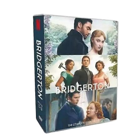 Bridgerton Sæson 1-3 DVD TV-serie 9-Disc Nyt Bokssæt Engelsk[D]