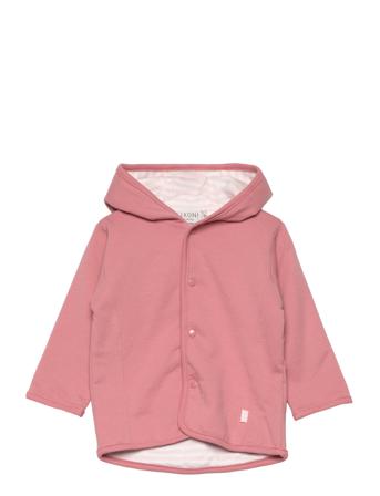 Reversible Cardigan Stickad Tröja Cardigan Rosa Fixoni