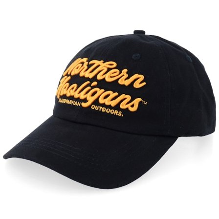 Northern Hooligans - Black - unconstructed - Cap - Scandinavian Outdoors Black Dad Cap - Hatstore
