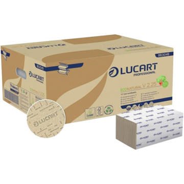 Papirhåndkle EcoNatural V-vekt