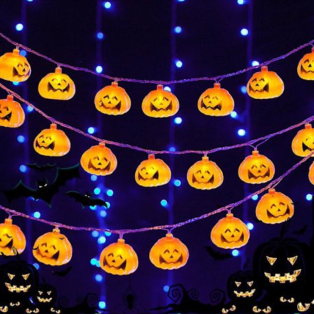 Halloween-kurpitsajousivalokoristeet juhlakoristeet