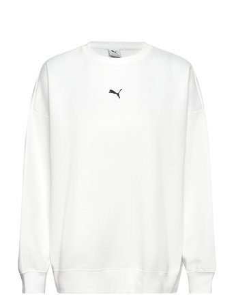 Ess Over D Crew Fl White PUMA