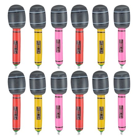 12 stk. Oppustelige Mikrofoner 35CM