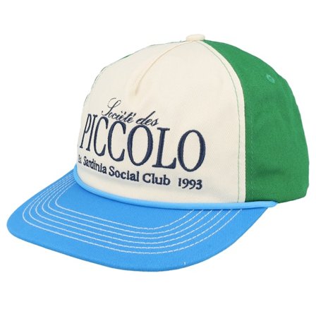 Pica Pica - Beige snapback Cap - Piccolo Stone/Green/Blue Snapback @ Hatstore