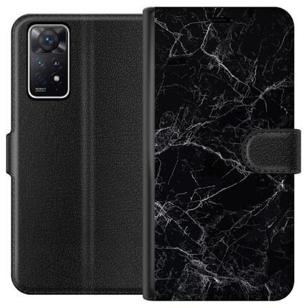 Xiaomi Redmi Note 11 Pro 5G Plånboksfodral Marmor Svart