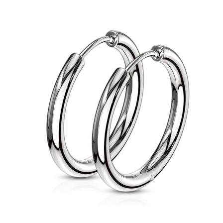 1 Par19 Mm Hoops Örhängen I 316l Kirurgiskt Stål