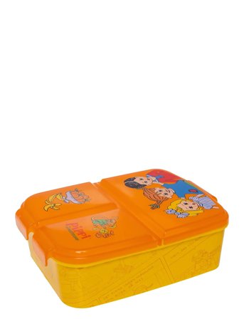 Pippi Langstrømpe Pippi Multi Compartment Madkasse - Yellow - ONE SIZE