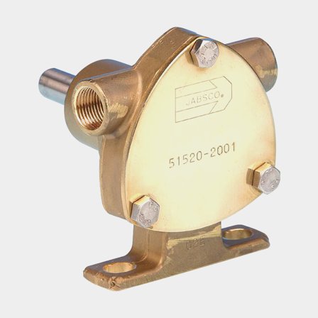 Pompa acqua di raffreddamento Jabsco 51520-2001, a cinghia, G 3/8" (BSP)