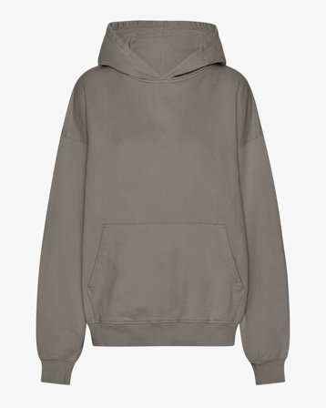 Organic Oversized Hood - Misty Brown S