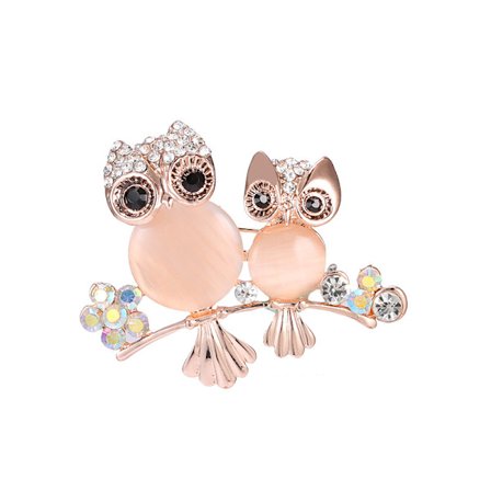 Animal Owl Alloy Corsage Bryllup Brud Brosje Pin Klær Tilbehør Klips Premiu