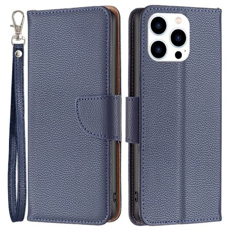 iPhone 16 Pro Fodral med Stativ - Mörkblå