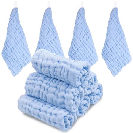 IC NOE Baby Muslin Firkanter 10-pak, bomuld, 6 lag orga
