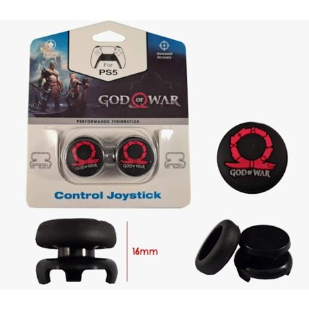 Spillforbedringssett for Gamepads: Joystickdeksel + 16mm Høydeforhøyere - Ta Spillet Ditt Til Neste Nivå