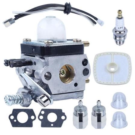 C1U-K54A kaasutin ja ilmansuodatin Repower -setti yhteensopiva Mantis 2-tahti 7222 7222E 7222M 7225 7230 7234