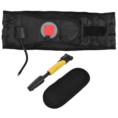 Lændestøttebælte 2 i 1 Smertelindring Stresslindring Holdbar Bred Anvendelse Dekompression af Ryggen Sort