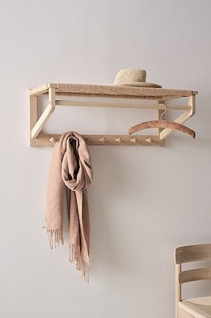 Jotex - Półka Na Kapelusze Naturalny - OSLO - Kup Półka na kapelusze firmy Jotex