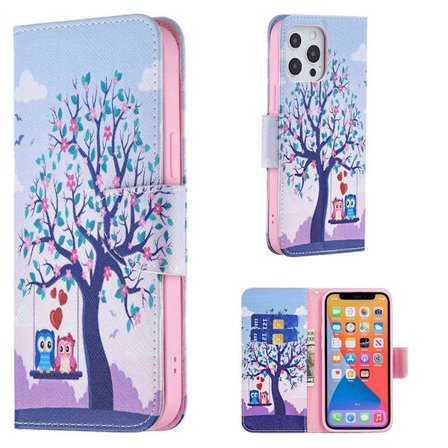 Wonderland iPhone 13 Pro Max Läppäkotelo - Puu And Owls