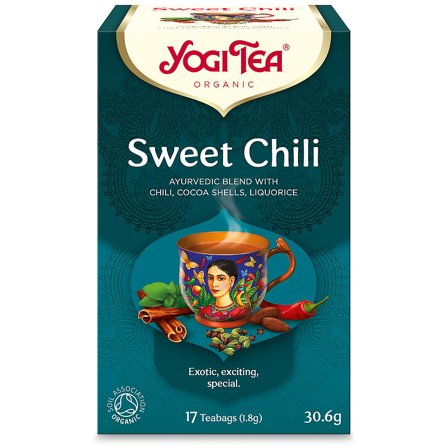 Yogi Yogi Tea Sweet Chili Ø 17 breve, Helse & Madvarer, Te, Krydderte