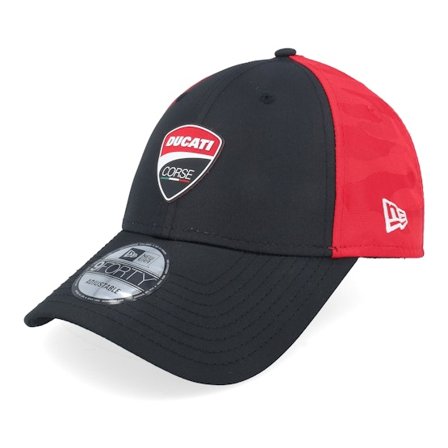 New Era - Motor Black adjustable Czapka Z Daszkiem - Ducati Logo 9FORTY Black/Red Adjustable @ Hatstore