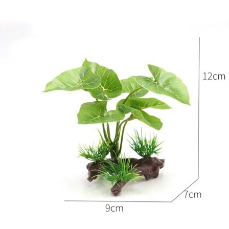 Akvarium Aquascape Ornament Simuleringsväxtdekoration C C C