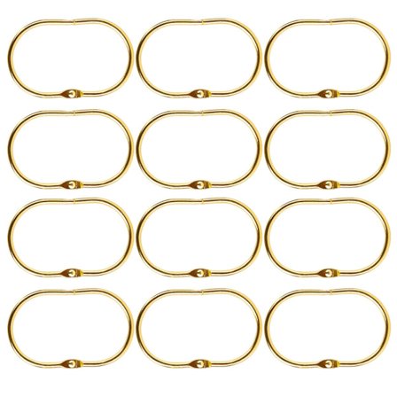 12 kpl kylpyhuoneen suihkuverhon renkaat, ruostumattomat, tiiviisti suljetut, putoamattomat, sileät liukuvat verhokoukut, kylpyhuoneen tarvikkeet