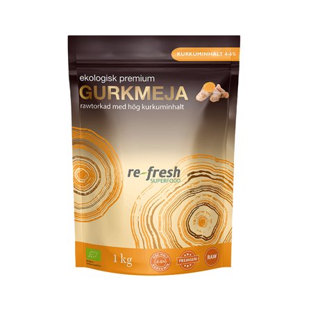 Re-Fresh Superfood Økologisk Gurkemeiepulver 1 kg