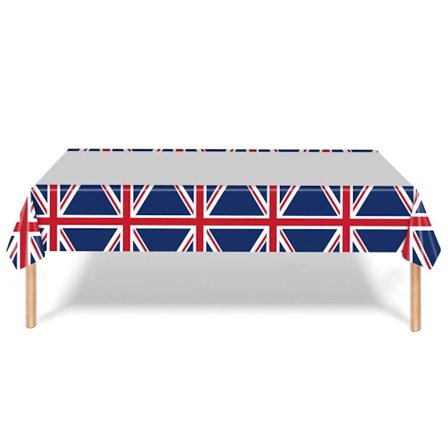 Union Jack dug, papirservietter, paptallerkener, papkrus KLB