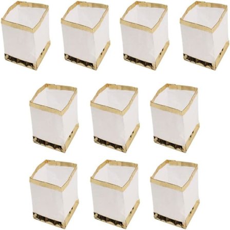 Flydende lanterner Biologisk nedbrydelige lyslanterner Vand Flydende poollys Hvide papirlanterner til udendørs brug til at ønske sig 10 stk.