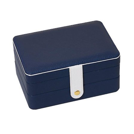 3-lags Smykkeboks med Høj Kapacitet - Organiser Halskæder, Øreringe, Ringe - Smykkeemballage og Display