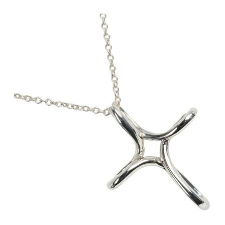 Tiffany & Co. Pre-owned Necklaces Grå, Dame Vintage Smykker, Størrelse: ONE Size