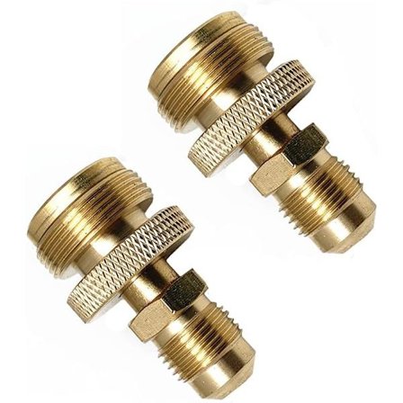 2 st Grillspis 1lb Propangas Tank Regulator Adapter Anslutning till 3/8" Hane Flare